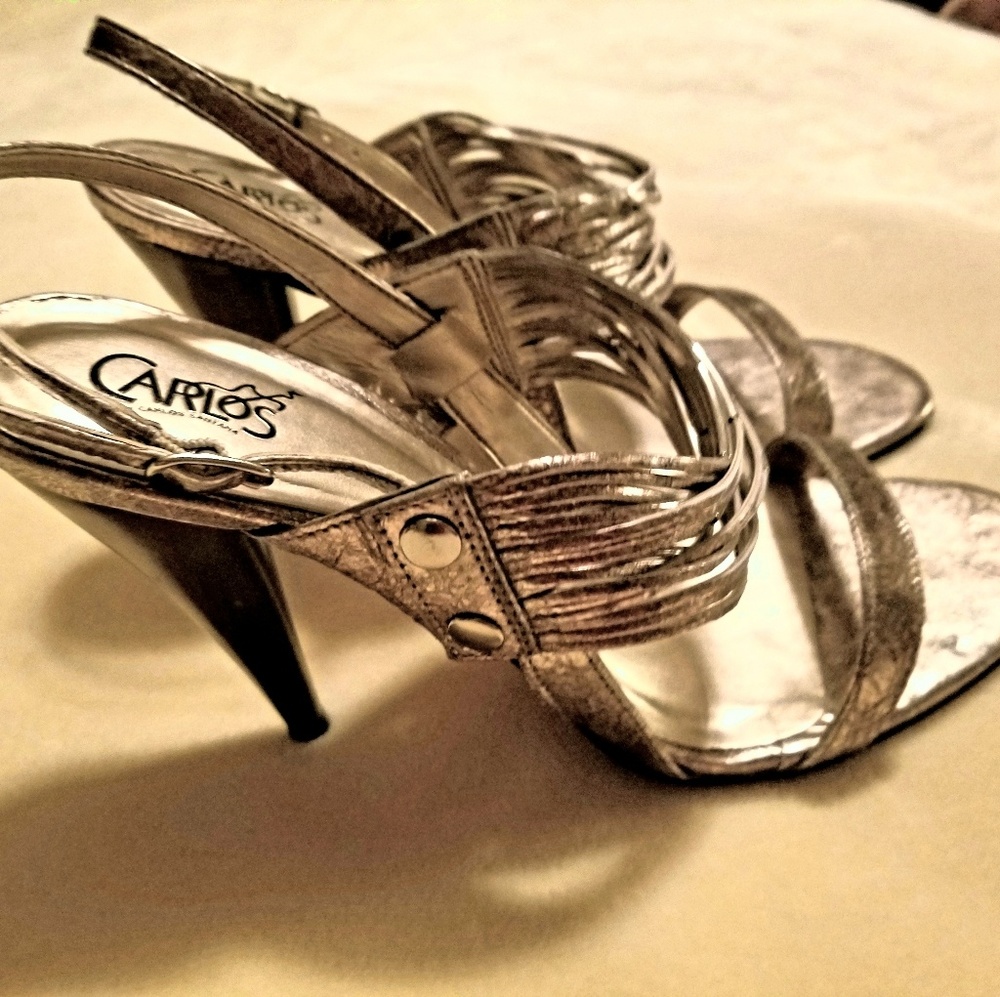 2 for $36 Carlos Santana Metallic Evening Shoes